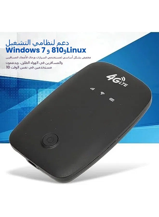 general 4G LTE Mobile WiFi Router 150Mbps High Speed Portable Travel USB Powered WiFi Modem with SIM Card Slot for Up to 10 Devices - Image 5