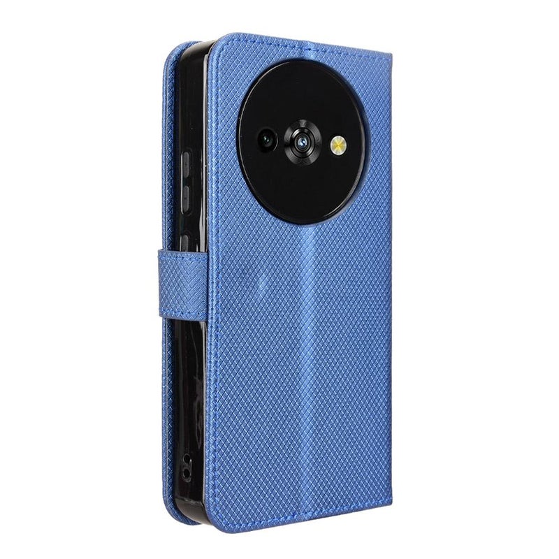 erorex For Oukitel C59 / C59 Pro Diamond Texture Leather Phone Case(Blue) - Image 3
