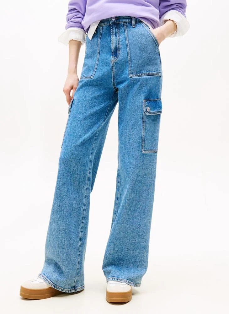 تومي جينز Casual Wide Leg Jeans