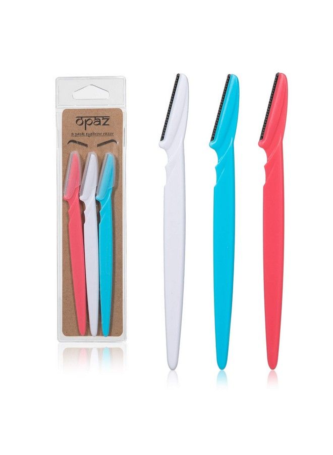 Opaz Touchup Eyebrow Razor Dermaplaning Tool And Facial Razor With Precision Guide Cover 3 Pack Skin Care Kit Waxless - Image 4