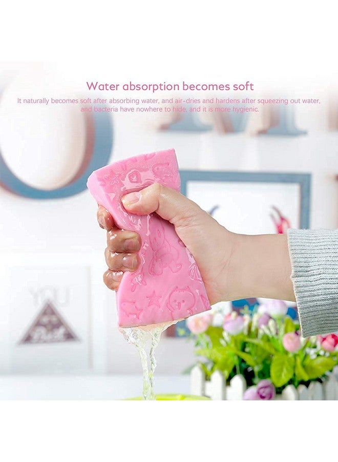 Soft Bath Sponge Scrubber - Exfoliating Dead Skin Remover for Body & Face, Shower Sponge for Women & Men, Gentle & Durable, Pack of 2 for Effective Skin Care. - Image 4