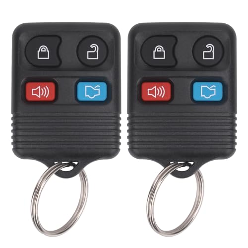 Vurkcy Keyless Entry Remote Key Fob Compatible with Ford Escape Explorer Expedition Focus Fusion Mustang Taurus, Lincoln, Mercury, Mazda, Replacement for CWTWB1U345, 4 Button (Pack of 2) - Image 1