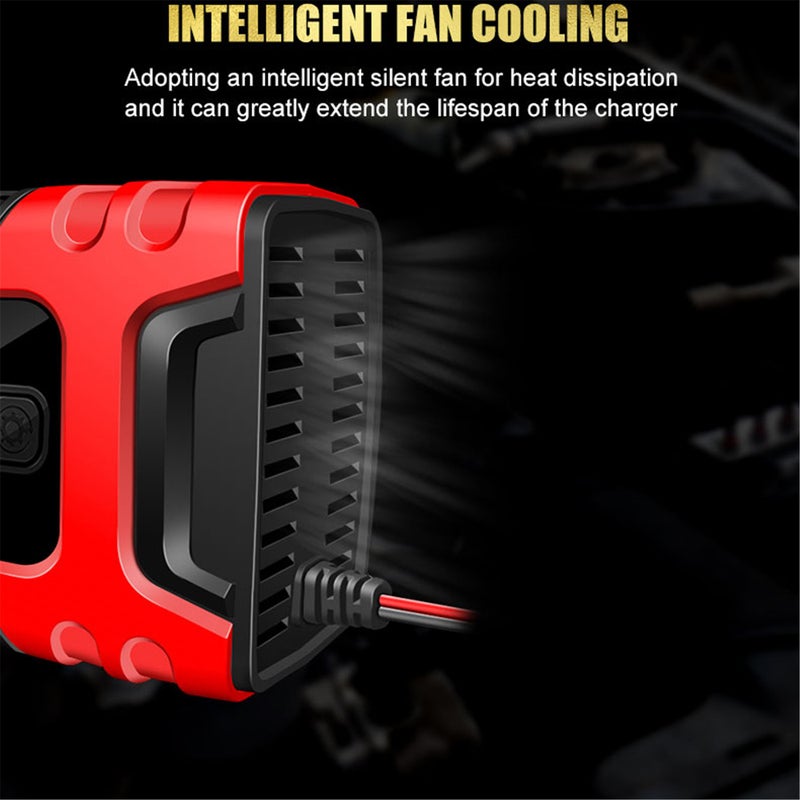 6A 12V/24V Digital Car Battery Charger Full Automatic Car Battery Charger Power Puls Repair Chargers Lead Acid AGM Battery Charger - Image 5