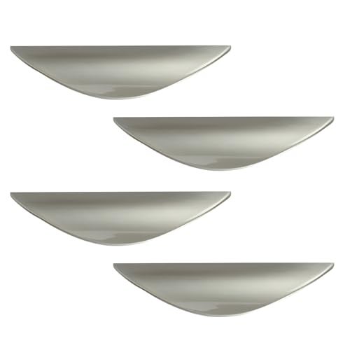 Primst 4PCS Modern Light Brushed Cabinet Pulls, Furniture Hardware Handles for Drawer, Door, Kitchen Cupboard(Silver,M-4PCS) - Image 1