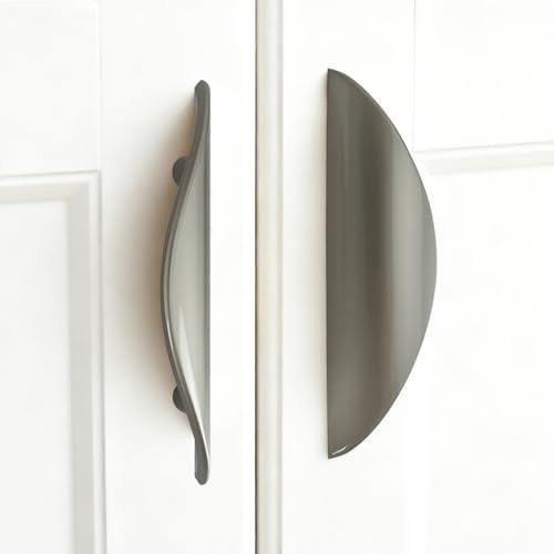 Primst 4PCS Modern Light Brushed Cabinet Pulls, Furniture Hardware Handles for Drawer, Door, Kitchen Cupboard(Silver,M-4PCS) - Image 2