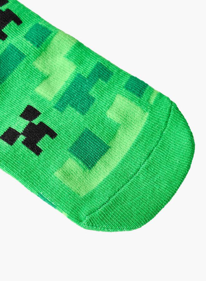MINECRAFT Pack Of 3 - Boys Socks With Print - Image 5