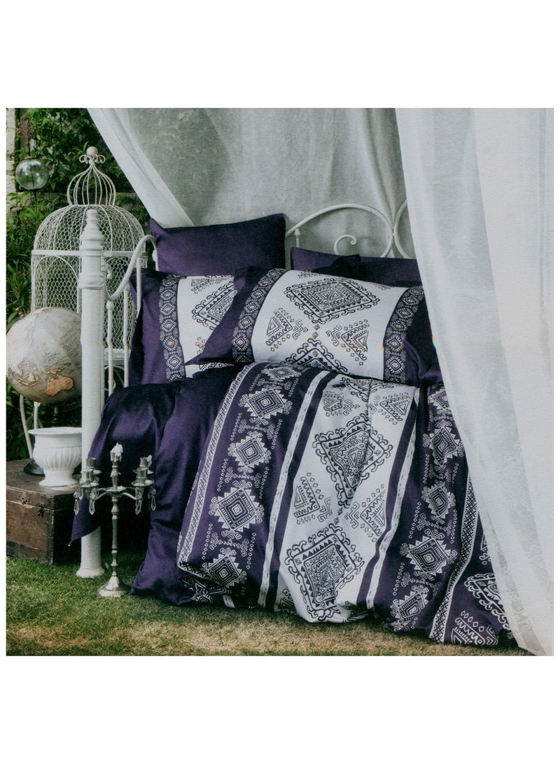 فاميلي بيد ملاية استك مشجر قطن 3 قطع مقاس 120×200 سم موديل 156 من فاميلي بد - Image 1