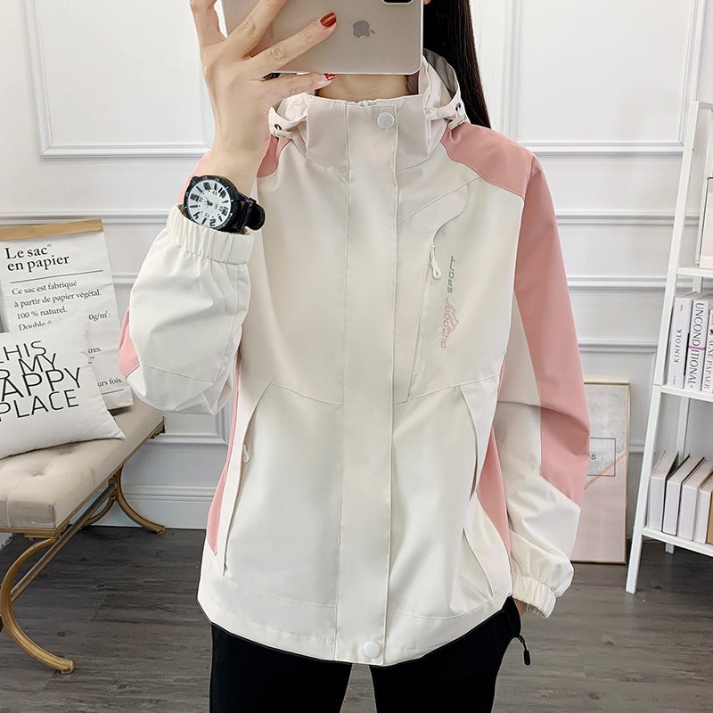 New Outdoor Jackets For Men And Women, Couple Jackets, Removable Hood, Waterproof And Anti - Image 4