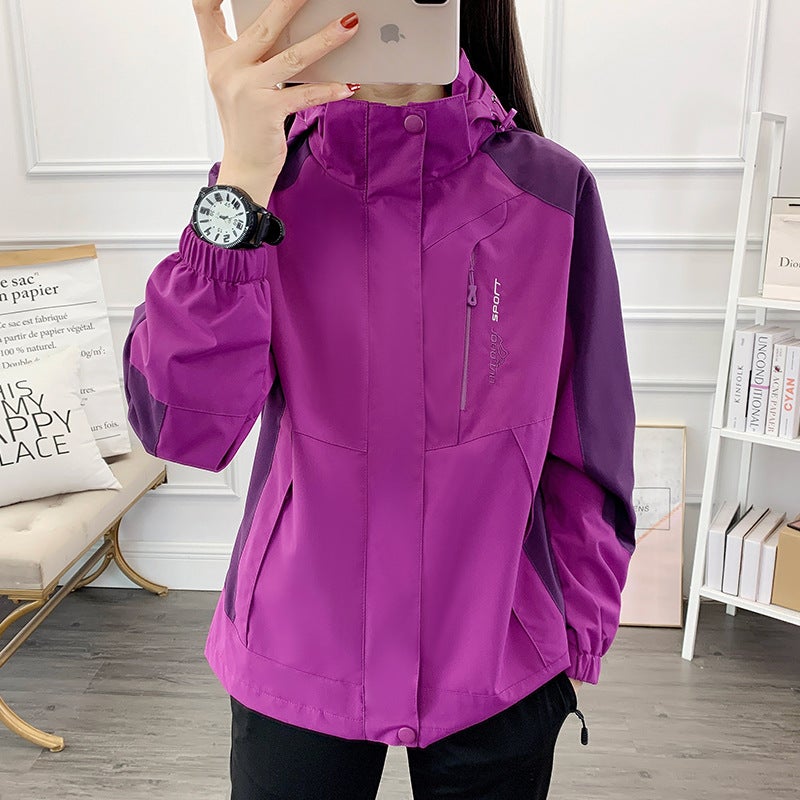 New Outdoor Jackets For Men And Women, Couple Jackets, Removable Hood, Waterproof And Anti - Image 1