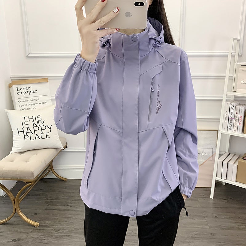 New Outdoor Jackets For Men And Women, Couple Jackets, Removable Hood, Waterproof And Anti - Image 5