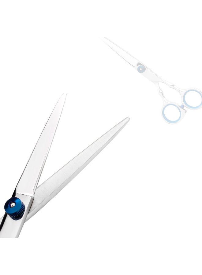 Walpck Professional Home Hair Cutting Kit Home Haircutting Scissors Barber Salon Home Thinning Shears Kit with Comb and Case for Men Women - Image 5