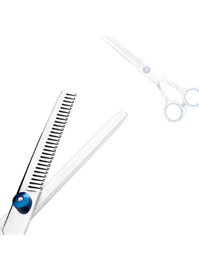 Walpck Professional Home Hair Cutting Kit Home Haircutting Scissors Barber Salon Home Thinning Shears Kit with Comb and Case for Men Women - Image 4