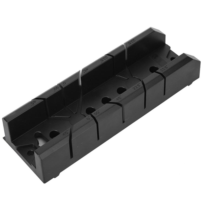 Woodworking Miter Saw Box Cabinet 0/22.5/45/90 Degree Wood Gypsum Oblique Cutting Tool (801) - Image 4