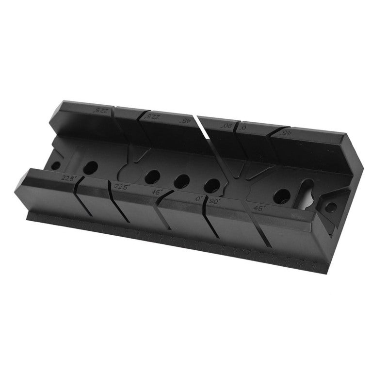 Woodworking Miter Saw Box Cabinet 0/22.5/45/90 Degree Wood Gypsum Oblique Cutting Tool (801) - Image 1