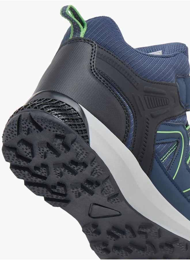 Kappa Boys Panelled Lace Detail Sports Shoes with Hook and Loop Closure  - Image 5