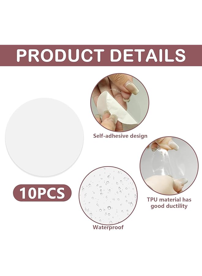 X spring Inflatble Patch Repair Kit 10Pcs Heavy Duty Self Edhesive Tpu Patches Air Mattress Repair Kit And Waterproof Vinyl Pool Ideal For Trampolines Boats And Inflatable Toys - Image 2