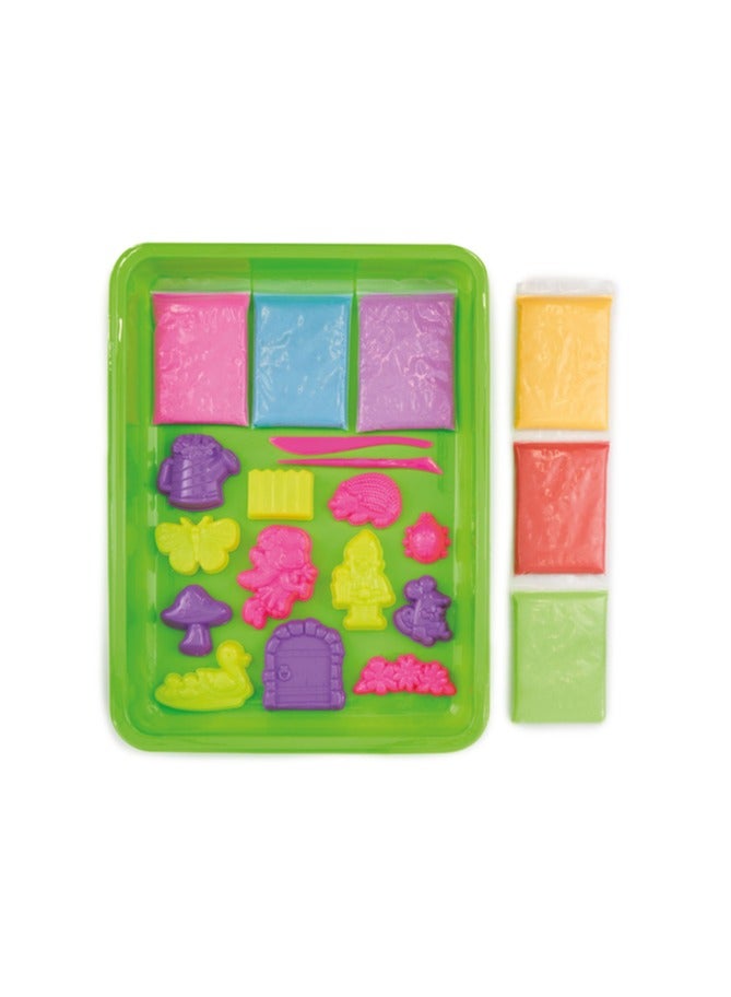 أددو أرض الجنيات الساحرة من آدو، ٦٠٠ غرام | صنع الرمل | رمل فائق النعومة | رمل للتشكيل | أفكار إبداعية ممتعة | تنمية المهارات الحسية | لعبة مسلية | ألعاب لتخفيف التوتر للأطفال - Image 4