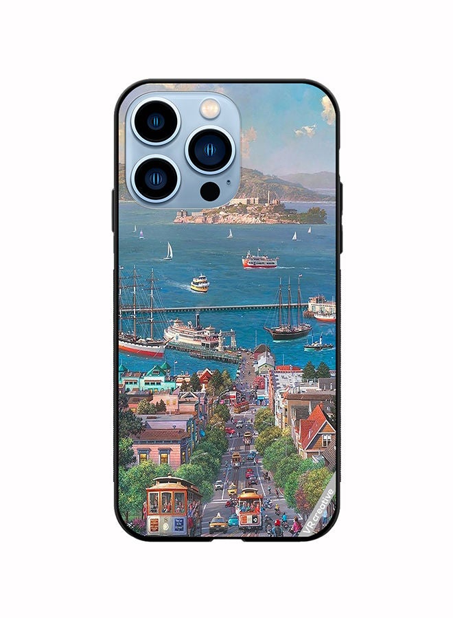 VR CREATIVE Protective Case Cover For Apple iPhone 14 Pro Max Park West Gallery Design Multicolour - Image 1