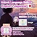 MoLingvora Bilingual Talking Flash Cards for Kids Japanese English Flashcards Children Adults 510 Sight Words ABC Alphabet Pocket Speech for Toddlers Audible Sensory Toys Japanese Pink - Image 4