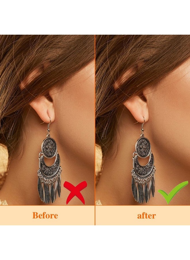 Generic Kumu Jewellery Tools Soft Ear Lobe Support For Earrings/ Earlobe Support Patches/Ear Support For Heavy Earrings/Earring Supporter For Heavy Earrings/ Ear Lobe Support Patches/ Ear Patches For Heavy Earrings/Ear Stickers For Heavy Earrings/Ear Lobe Support Patches For Heavy Earrings/Ear Lobe Support For Gold Earrings/Invisible Waterproof Fashion Ear Lobe Support For Earrings/Self Adhesive Oval Ear Lobe Support Patches/Ear Lobe Tape(Pack Of 30)(Soft Ear Lobe Support Patch) - Image 5