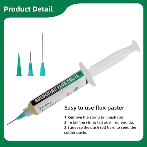 Kaisiking No Clean Soldering Flux Paste,Lead-Free Solder Flux for Electronics Soldering Rosin Flux 10cc - Image 2