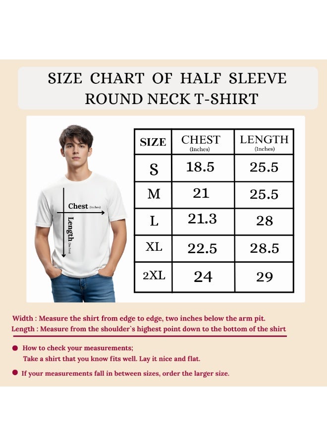 برينت شوب فور مي مجموعة مكونة من 5 تي شيرتات للرجال - تي شيرت برقبة دائرية وأكمام قصيرة - عبوة من 5 تي شيرتات برقبة دائرية - Image 3