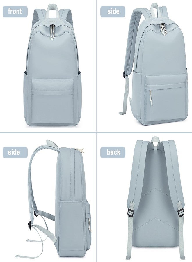 LOIDOU Backpack for Teen Girls Middle-School Primary Elementary Bookbags 17inch Kids Backpack Women laptop Backpack Lightweight Casual Daypack, Dark Grey, Rucksack Backpacks - Image 3