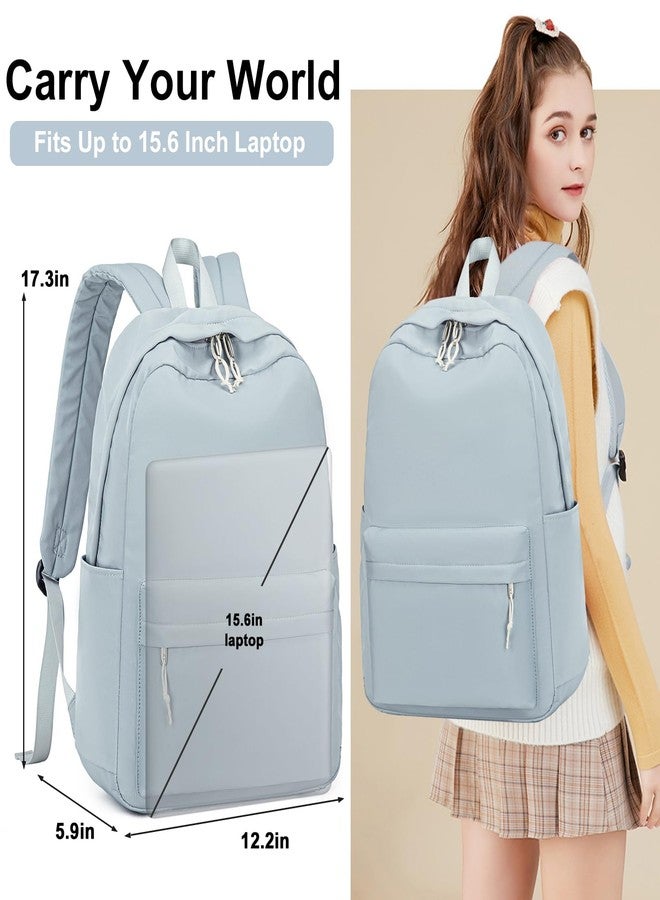 LOIDOU Backpack for Teen Girls Middle-School Primary Elementary Bookbags 17inch Kids Backpack Women laptop Backpack Lightweight Casual Daypack, Dark Grey, Rucksack Backpacks - Image 2