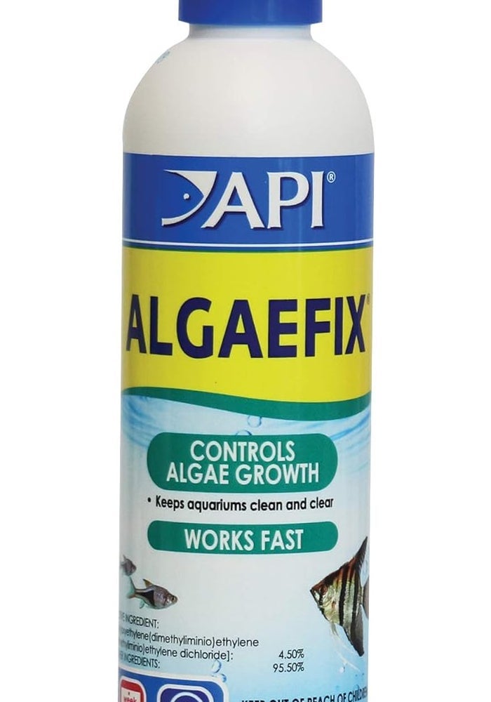 API Algaefix Algae Control Treatment, 8 Fl Oz for Freshwater Aquariums - Image 1