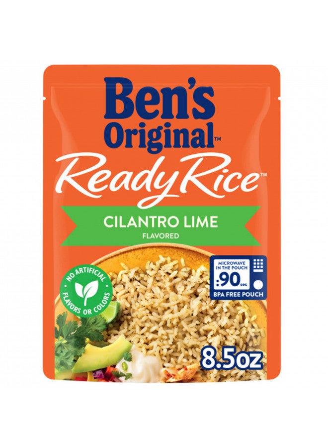Ben's Original BEN'S ORIGINAL Ready Rice Cilantro Lime Flavored Rice, Easy Dinner Side, 8.5 OZ Pouch (Pack of 12)  - Image 1