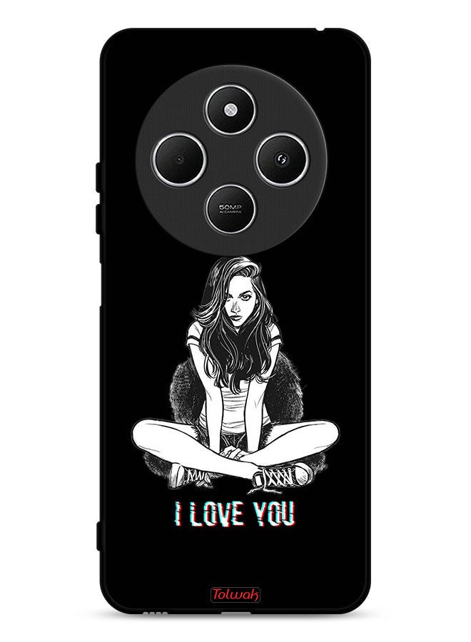 Tolwak Xiaomi Redmi 14C 4G Protective Case Cover I Love You Art - Image 1