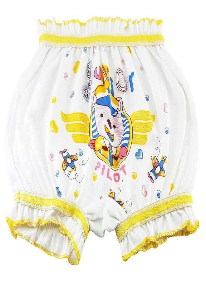 Style Girls/Boys & Kids Pure Cotton Cartoon Printed Bloomers/Panty White Colour(777- Pack of 12) - Image 4