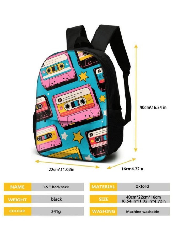 [Super new special offer] Cartoon theme bag three-piece set | double-shoulder + hand-held + storage pen bag | gift self-use good-looking - 620  - Image 5
