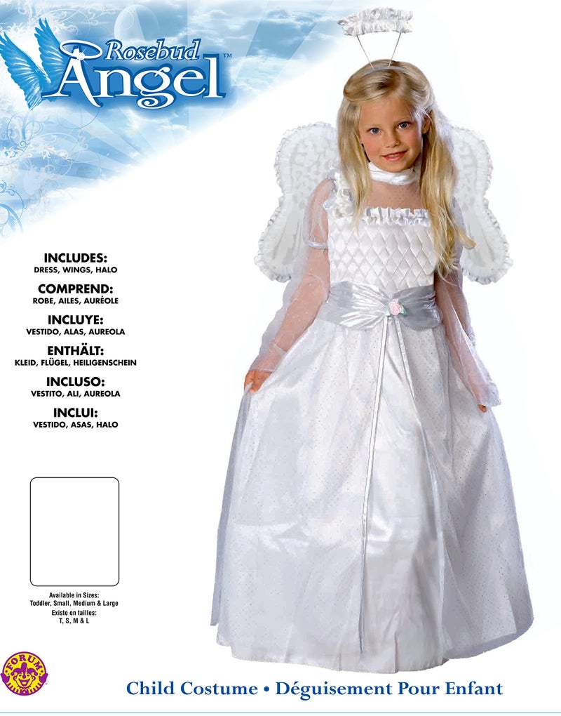 Rubies Rosebud Angel Costume for Kids, Girl's Small - Image 2