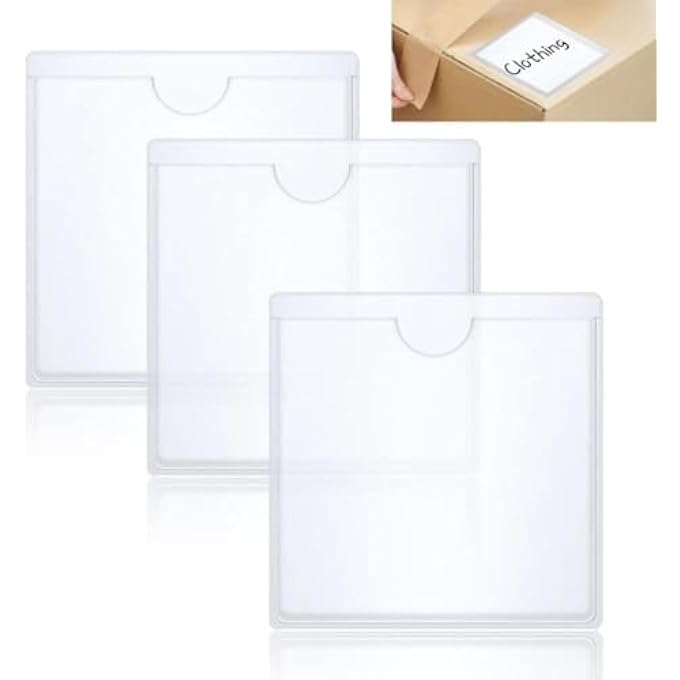 rayihni 3Pcs Car Permit Holder Self Adhesive Car Permit Holders Permit Holder for Car Windscreen Parking Permit Holder Parking Permit Holders for Car Van Caravan Windscreen - Image 1