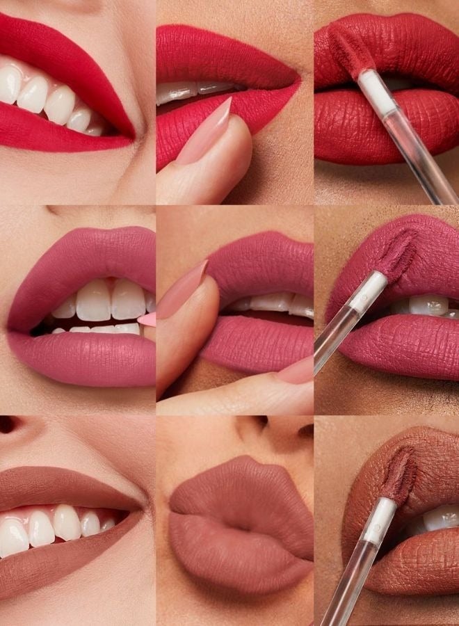 Milani Stay Put Liquid Longwear Lipstick 180 Main Character: Bold, Smudge-Proof Matte Lip Color with Intense Pigmentation and 16-Hour Wear - Image 3