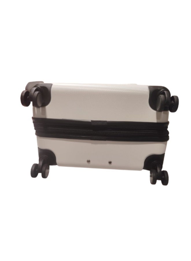 DKNY ECHO Hardside Luggage on Wheels for Unisex | Ultra Lightweight ABS on with Spinner Wheels 4 Color White - Image 5