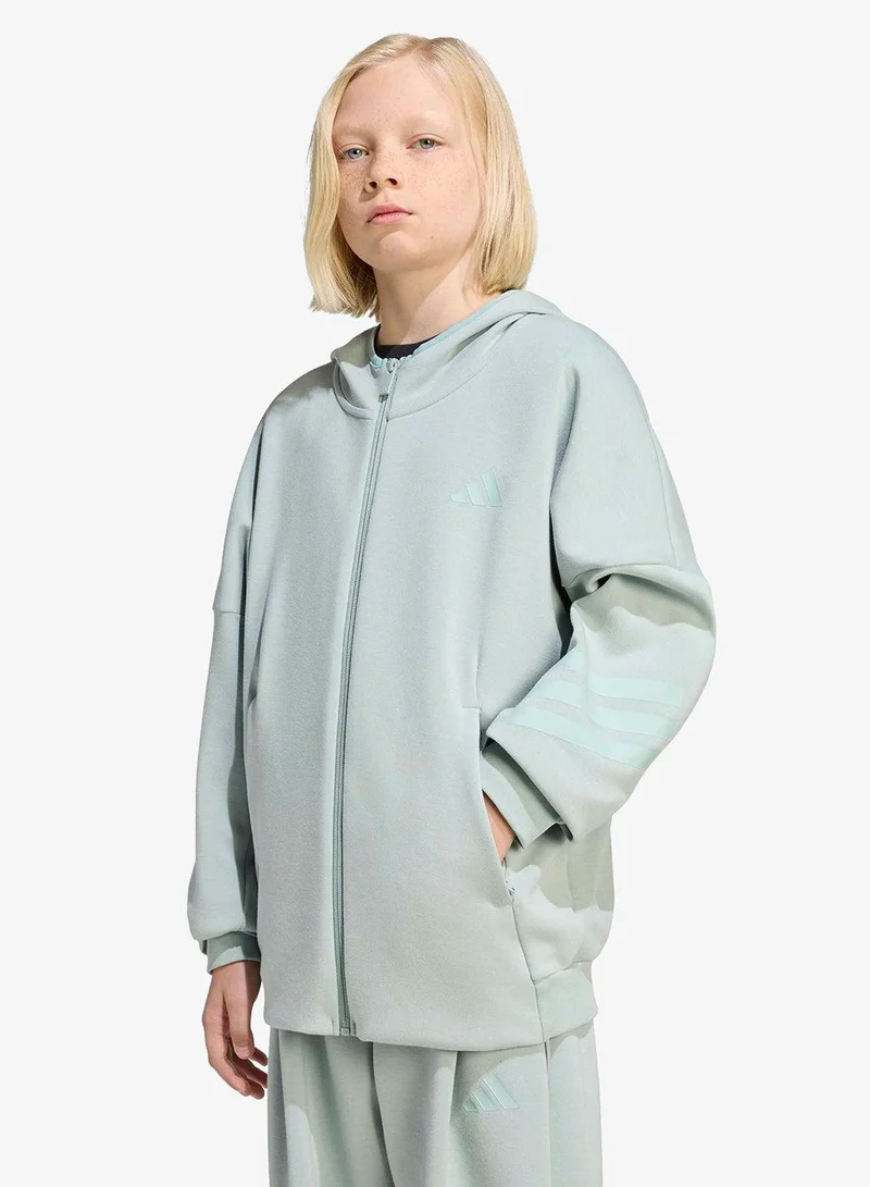 Adidas FUTURE ICONS 3 STRIPES FULL ZIP HOODIE