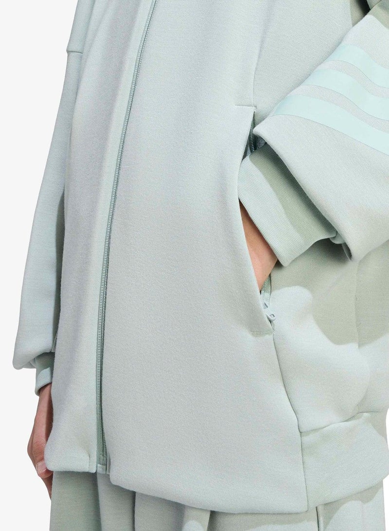 اديداس جاكيت بقبعة FUTURE ICONS 3 STRIPES FULL ZIP - Image 4