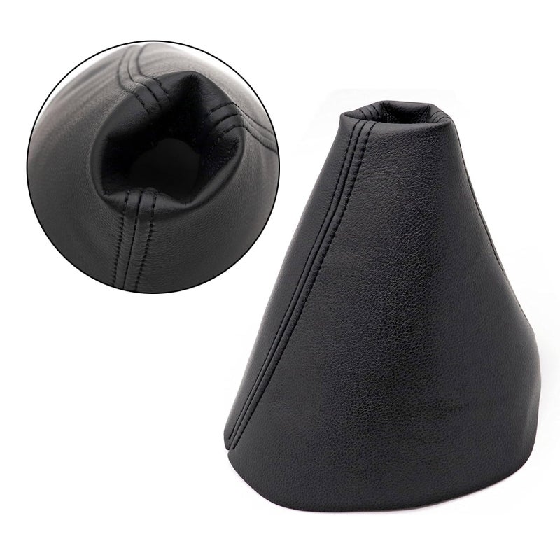 FZJDSD Leather Shifter Boot Shift Cover Black Compatible with Hummer H3 Automatic 2005 2006 2007 2008 2009 2010 2011 - Image 4