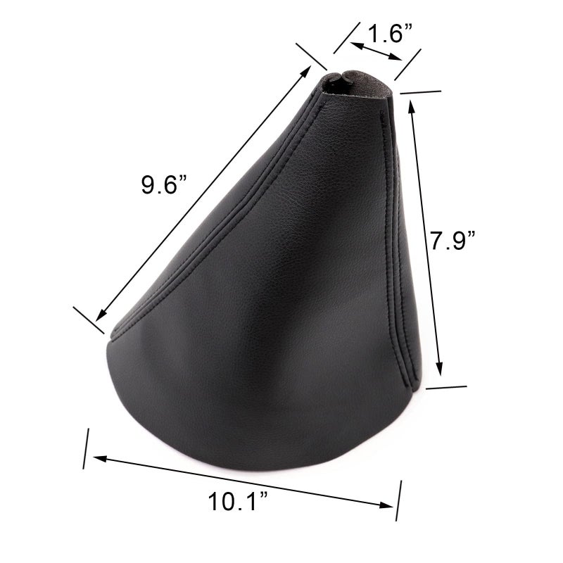 FZJDSD Leather Shifter Boot Shift Cover Black Compatible with Hummer H3 Automatic 2005 2006 2007 2008 2009 2010 2011 - Image 3