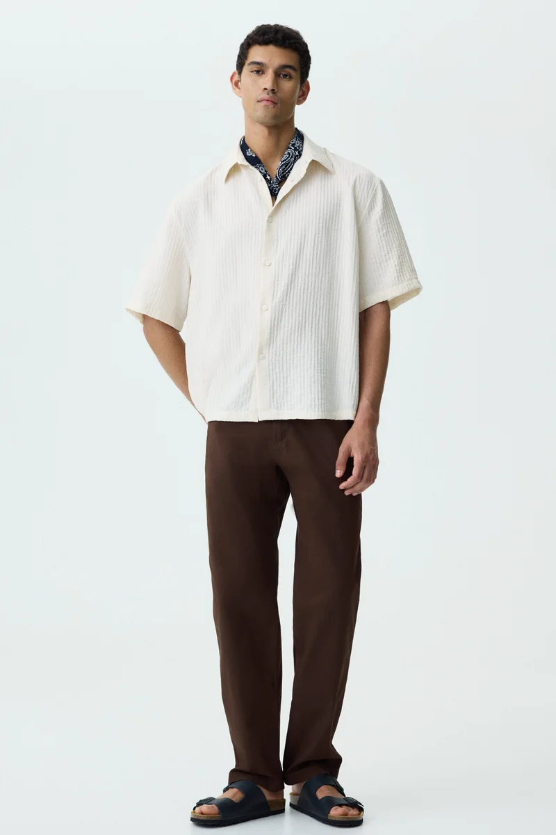 Relaxed Fit Cotton twill chinos