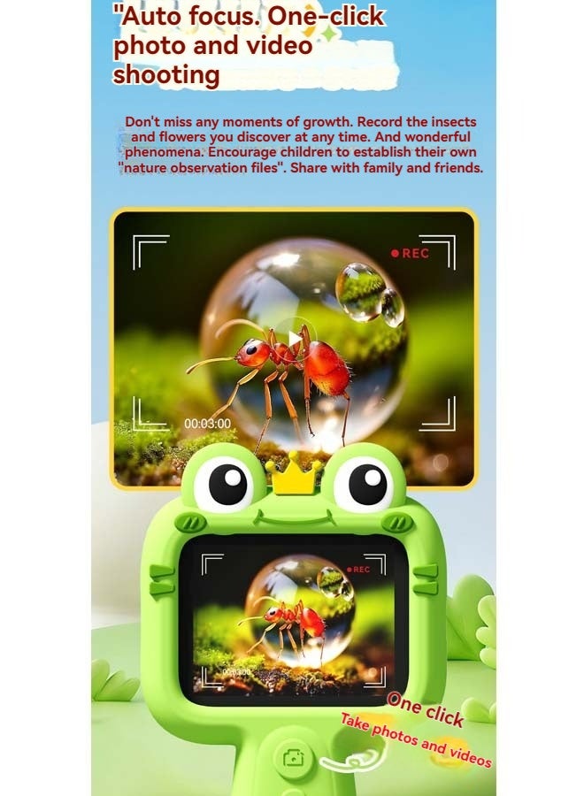 Beauenty Kids Camera for Boys and Girls Video Kids Digital Camera Toys Christmas Birthday Gift for 3-12 Year Old - Image 5