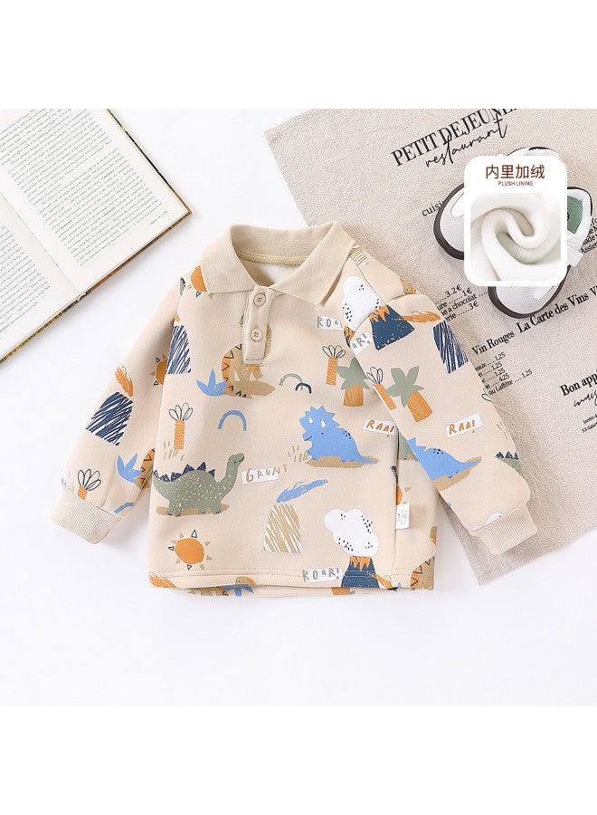 Boys' Winter Handsome Preppy Style Top Toddler Casual Base Layer - Image 2