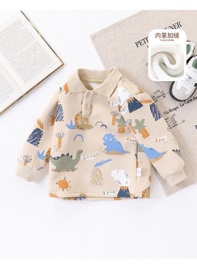 Boys' Winter Handsome Preppy Style Top Toddler Casual Base Layer - Image 1