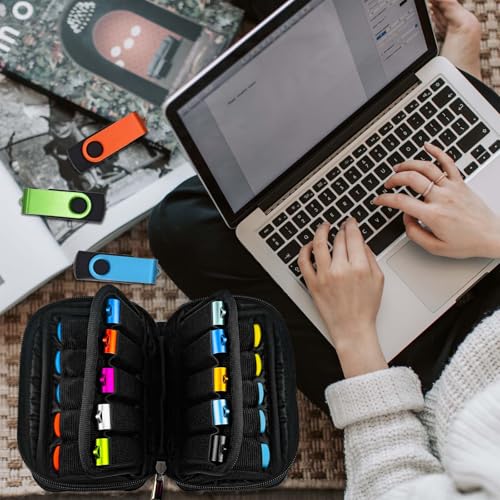 JBOS Flash Drive Case 20 Slots USB Storage Case JBOS USB Holder Storage Bag for USB Flash Drive Electronic Accessories Organizer for USB Flash Drive, USB Case, Thumb Drive Caes, Jump Drive Case - Image 4
