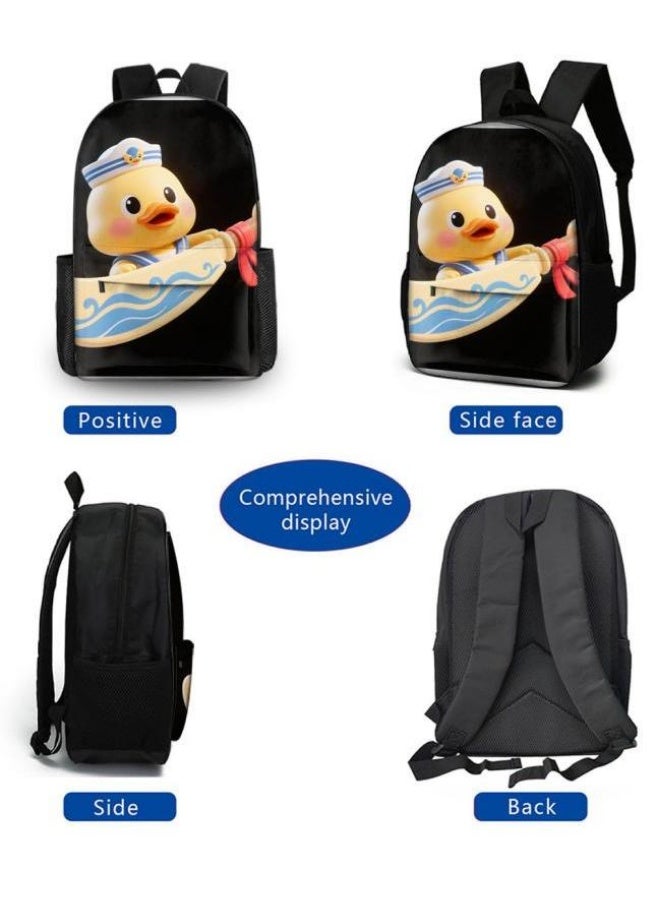 Bright Li Fire Unlock the new fashion of childish fun! Three-piece set of bags, cartoon elements for children and teenagers (students, children, friends' outings, mountain climbing, schooling, etc. can be used) - 9  - Image 3