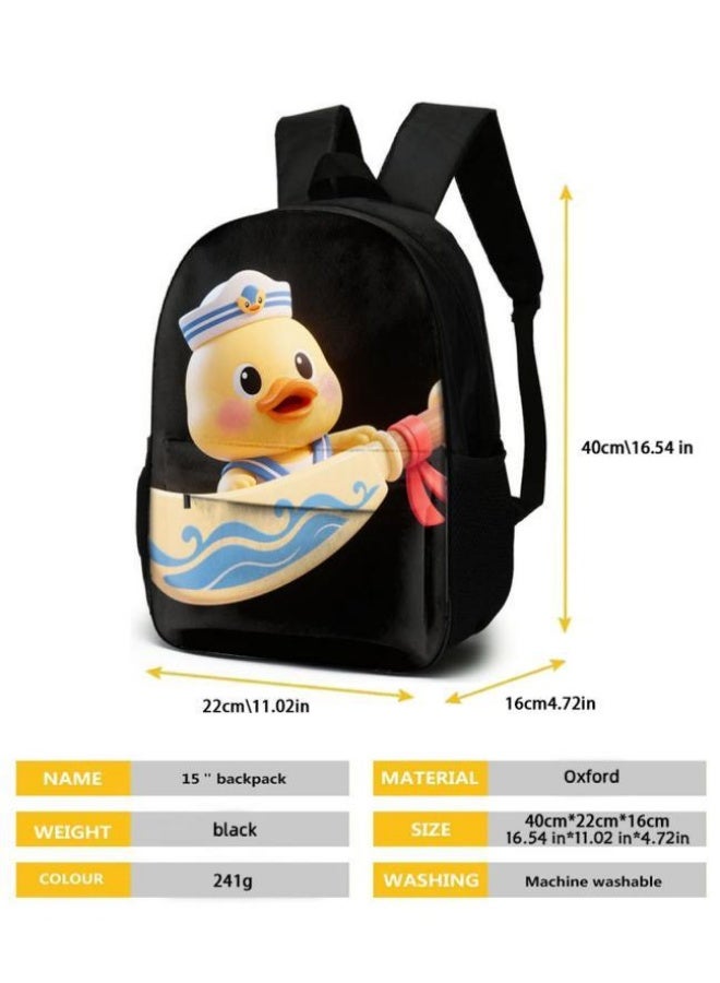 Bright Li Fire Unlock the new fashion of childish fun! Three-piece set of bags, cartoon elements for children and teenagers (students, children, friends' outings, mountain climbing, schooling, etc. can be used) - 9  - Image 5