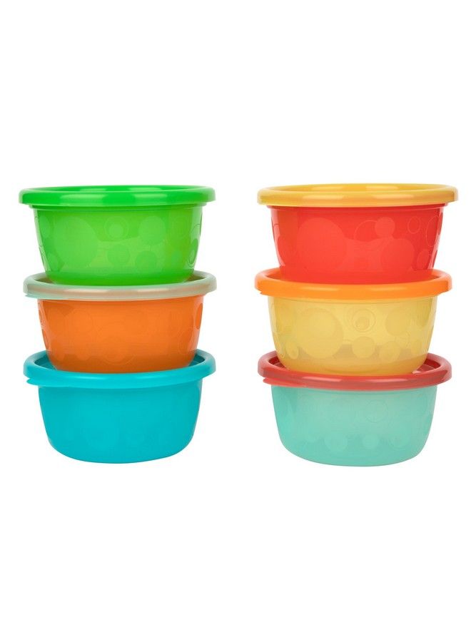 the FIRST years Take & Toss 8 Oz Bowls With Lids 6 Pack - Image 1