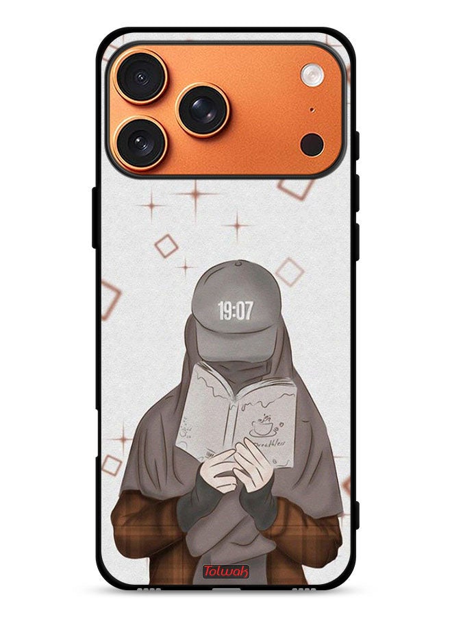 Tolwak Apple iPhone 17 Pro Max Protective Case Cover Girl Reading Art - Image 1